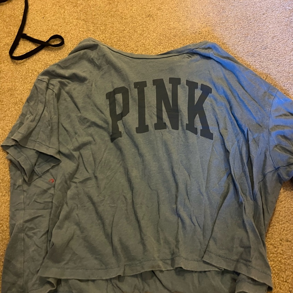 PINK Victoria's Secret Teal Tee